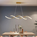 Lustre Pendente Espiral LED – Escultura de Luz