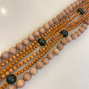 Colar de Mesa Barroco Artesanal em Madeira