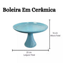 Boleira de Cerâmica para Festa e Decoração
