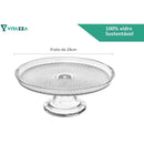 Boleira de Vidro com Prato e Tampa Vitazza