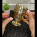 Conjunto com 6 Canecas de Cristal Âmbar