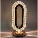 Luminária Cristal Oval Touch com LED - Suave
