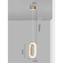 Pendente Cristal Oval Elipse Moderno Dourado – Geometria em Luz