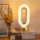 Luminária Cristal Oval Touch com LED - Suave