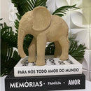 Escultura Elefante Sisal: Elegância Artesanal