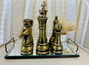 Esculturas em Forma de Xadrez