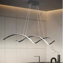 Lustre Pendente Espiral LED – Escultura de Luz