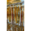 Vaso em Vidro Âmbar com Design Clássico