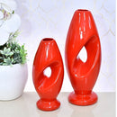 Dupla de Vasos em Cerâmica – Design Moderno