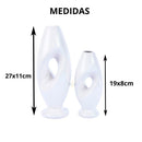Dupla de Vasos em Cerâmica – Design Moderno