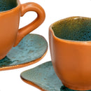 Xícara Orgânica com Pires 180ml: Arte na Mesa