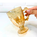 Conjunto com 6 Canecas de Cristal Âmbar