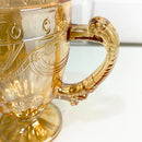 Conjunto com 6 Canecas de Cristal Âmbar
