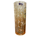 Vaso de Vidro Cristal Dourado Grande