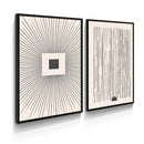 Quadros A2 – Elegância em Preto e Branco - Arte Contemporânea | Alma & casa.