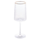 Taça Petra Cristal com Fio de Ouro 500ml