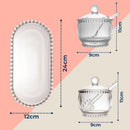 Conjunto de Cristal p/ Mesa Posta Sofisticada