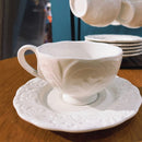 Conjunto de Xícaras em Porcelana Requinte 12pçc