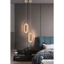 Pendente Cristal Oval Elipse Moderno Dourado – Geometria em Luz