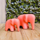 Esculturas Família Elefante Cerâmica