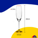 Elegância em Cristal: Taças Champagne Bohemia