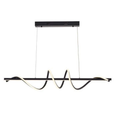 Lustre Pendente LED Dourado – Design, Luz e Sofisticação em Cada Detalhe