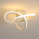 Lustre LED Contemporâneo em Design Escultural e Luz Suave