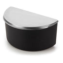 Saleiro Preto com Tampa em Inox Pop 1kg