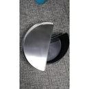 Saleiro Preto com Tampa em Inox Pop 1kg