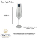 Brinde com Cristal: Taças Flauta Ardea 220ml