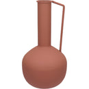 Vaso Decorativo em Metal Rosa Elegante