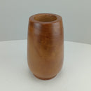 Vaso Decorativo em Madeira Marrom Elegante